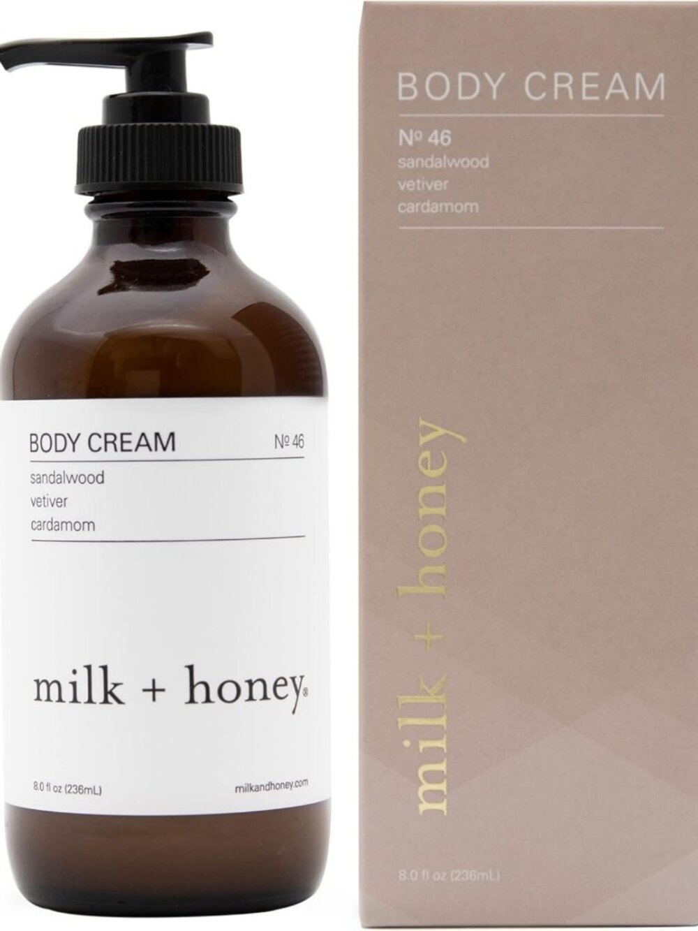 Moisturizing Body Lotion 8 oz - Sandalwood, Vetiver & Cardamom Scented Hydration
